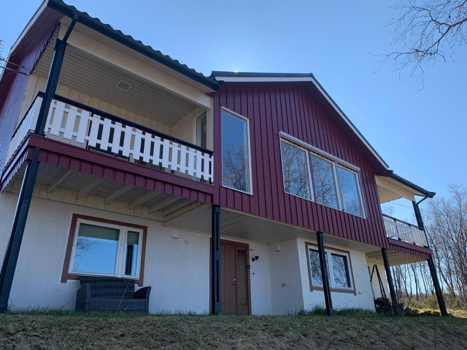 Bed And Breakfast Nordic Horn Brostadbotn Exterior foto
